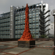 "Pillar of Shame -- A memorial for Tiananmen" by Danish artist Jens Galschiot is displayed at the University of Hong Kong May 26, 2009, on the tenth day count-down to the 20th anniversary of the June 4th military crackdown on pro-democracy protesters in Beijing's Tiananmen Square in 1989.